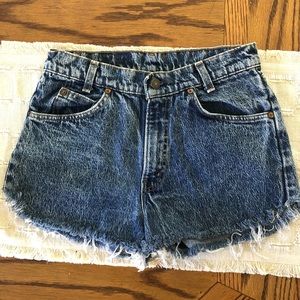 Vintage Levi’s cutoff shorts